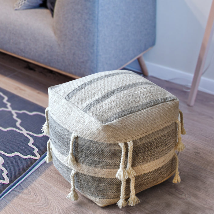 GUSTEL POUF - WOOL