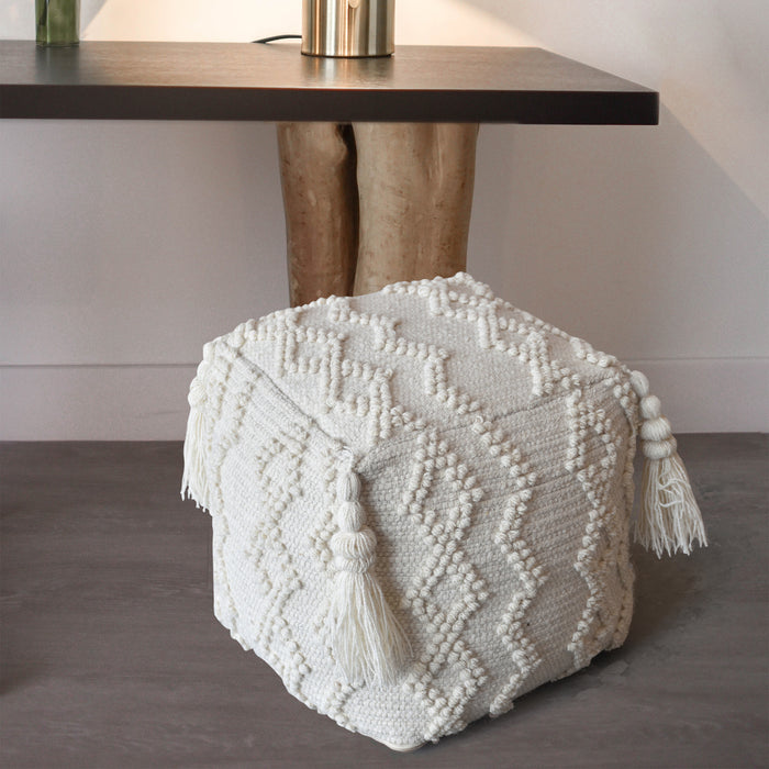 NARDEN POUF - WOOL